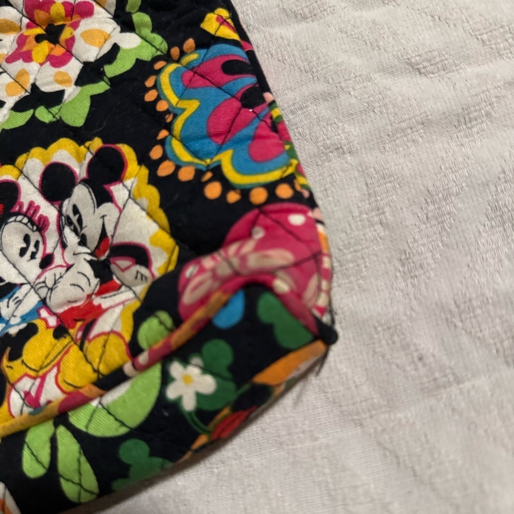Vera Bradley Disney Parks RETIRED Midnight Mickey Floral Crossbody Bag - Picture 3 of 3